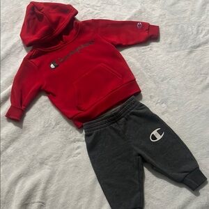 Champion Gray Sweatpants Comfortable Athletic Fit